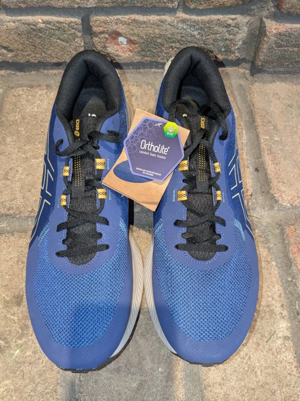 NEW Asics Gel Excite Trail 2 Mens 13 Running Gym Shoes Sneakers Deep Ocean Blue - Picture 7 of 11